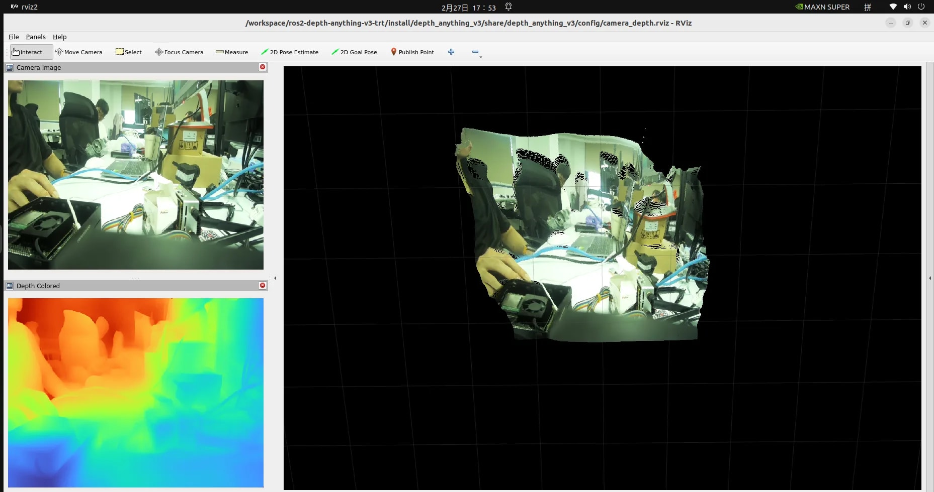 Jetson 上の Depth Anything V3 - 1