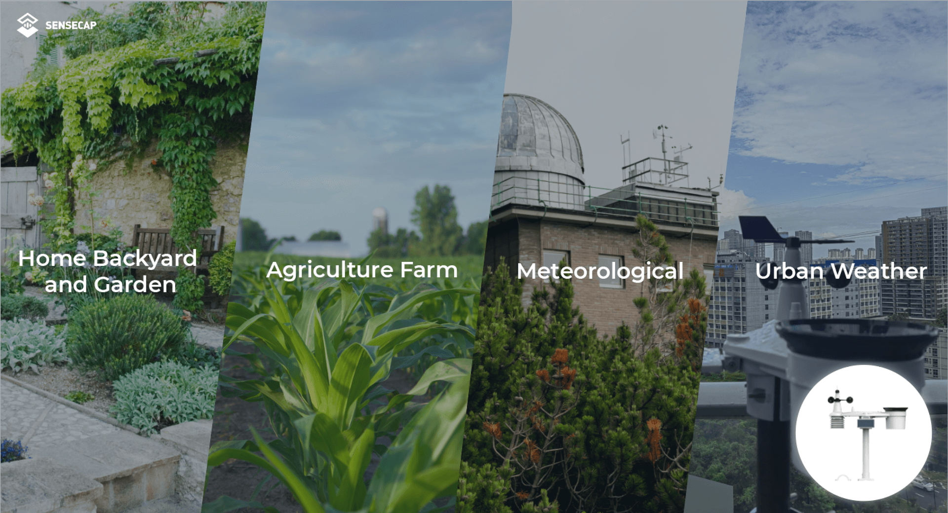 屋外での気象観測用途のイメージ