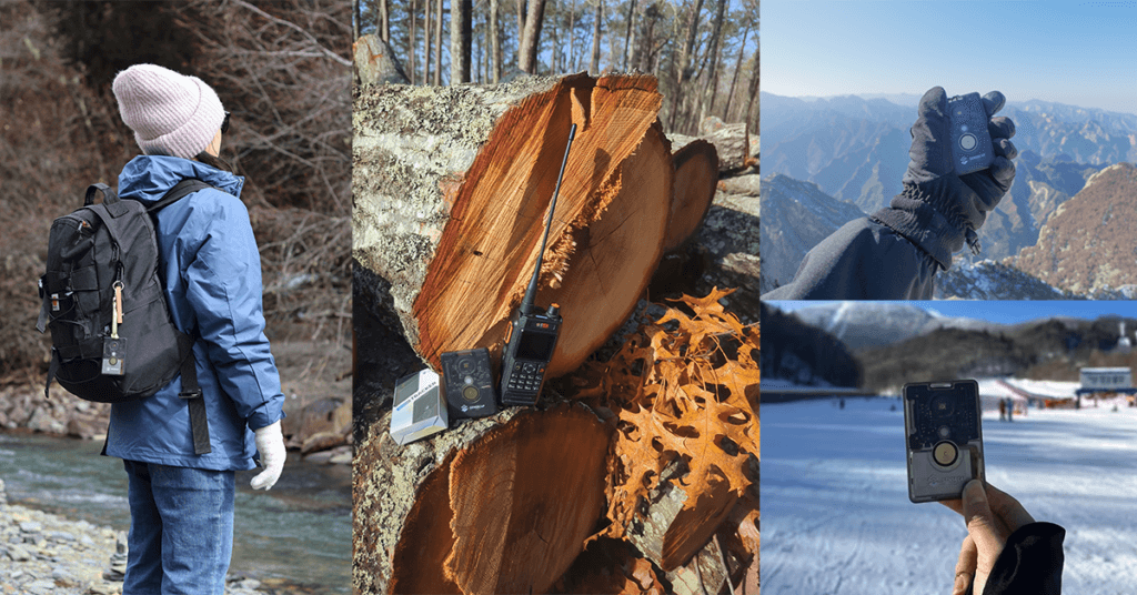 Meshtastic プロジェクト活用事例概念図