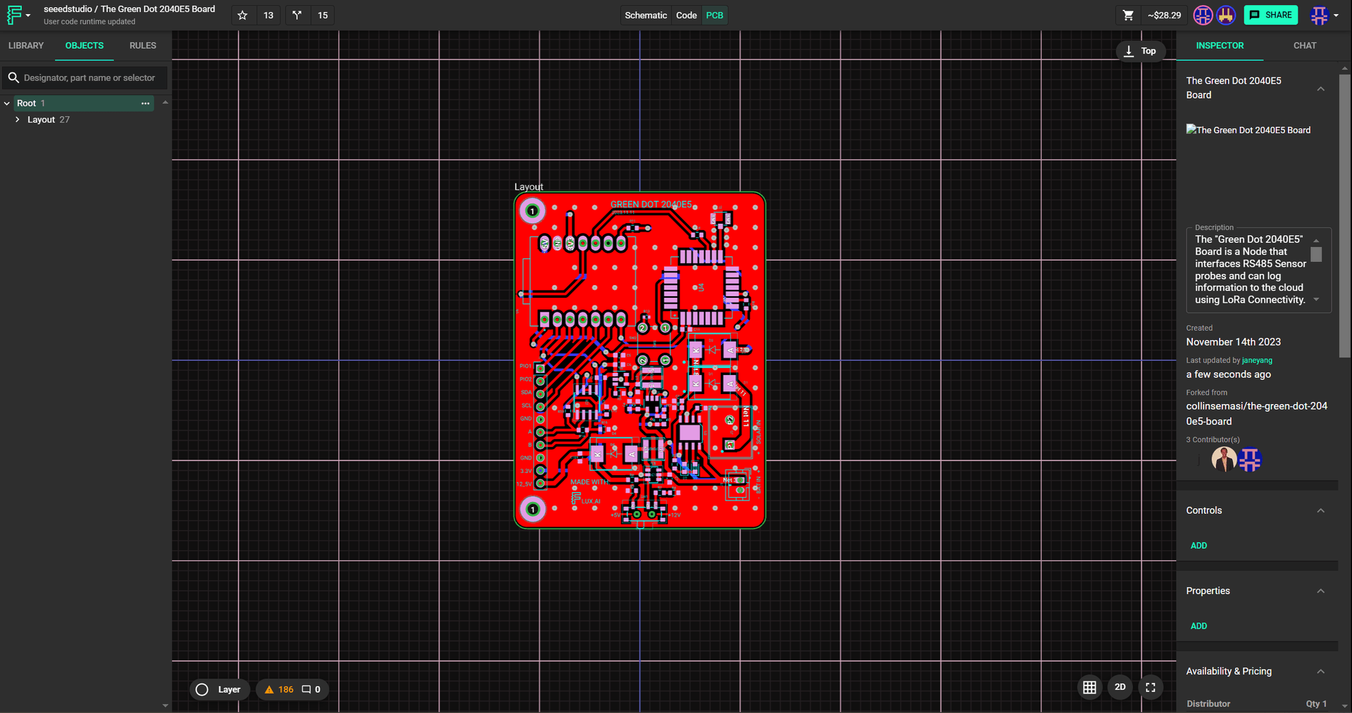 Green Dot Boardの設計ページ