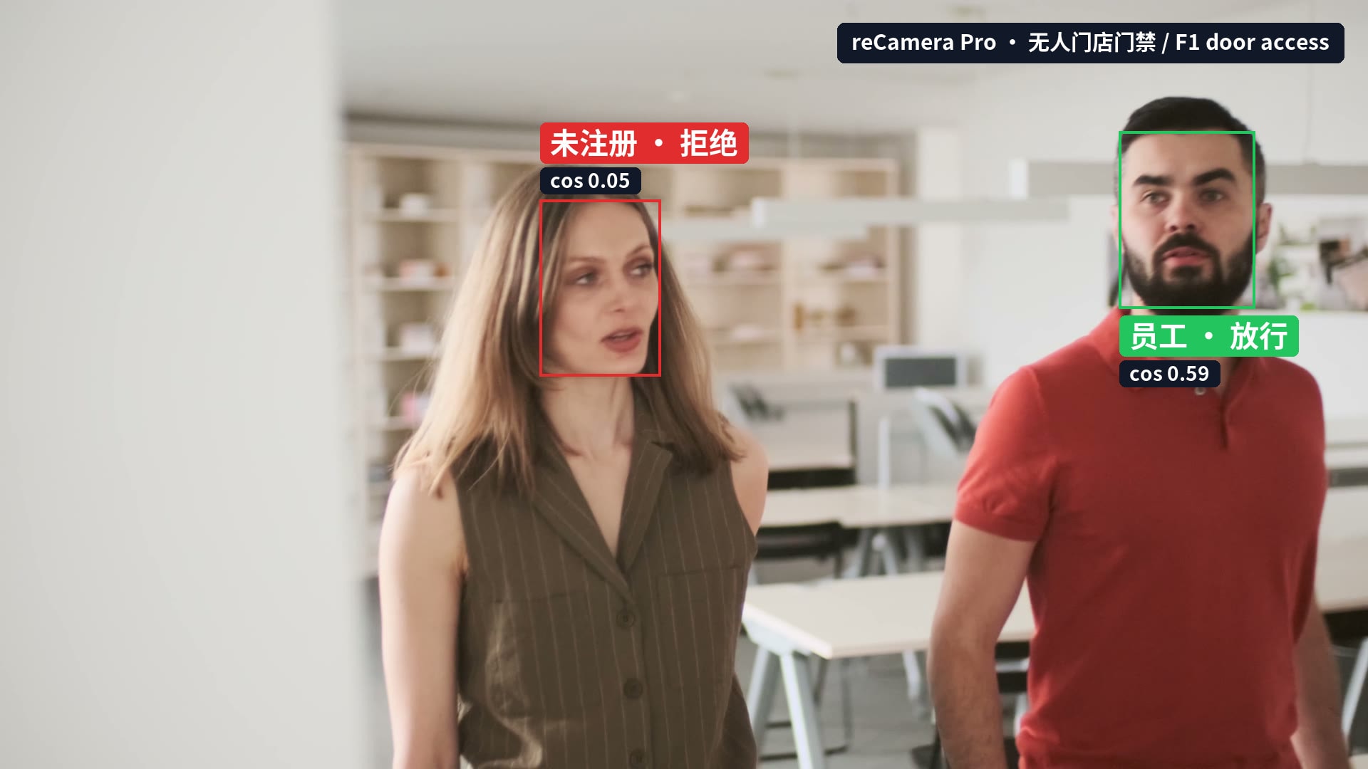 無人店舗向け顔認証入退室 - 1