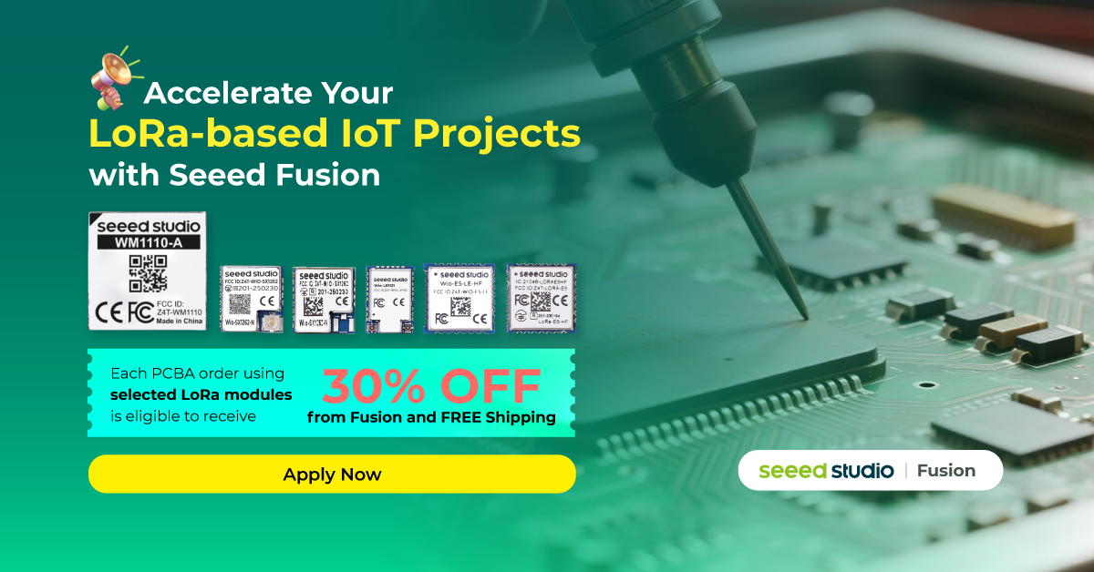 Wio-E5/Wio-SX1262/Wio-LR1121/Wio-WM1110 LoRaモジュールとSeeed Fusion PCBAサービスで新たなIoTの可能性を開拓